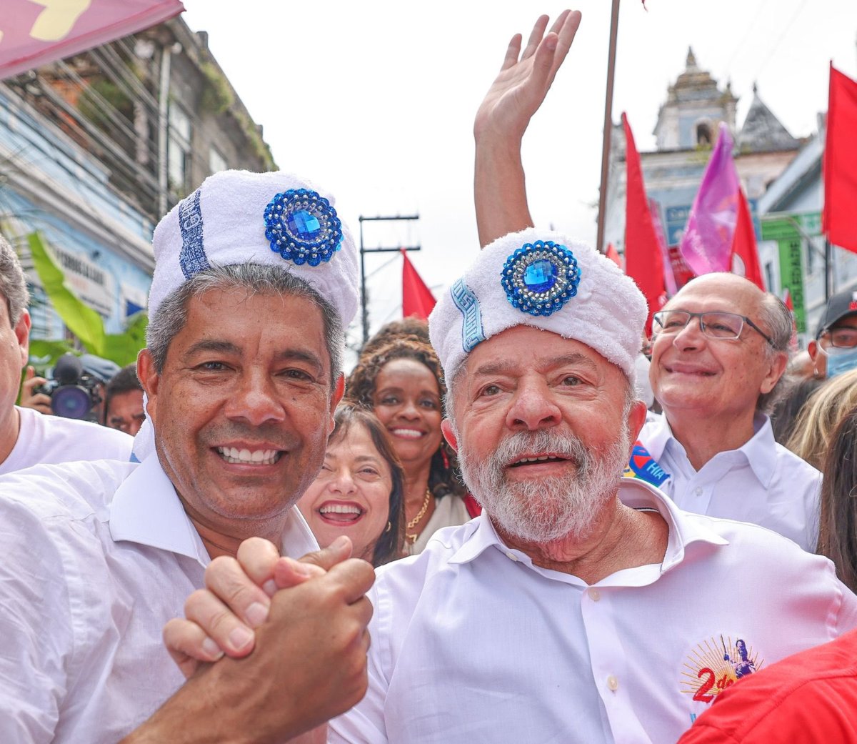 Lula ao lado do governador Jerônimo Rodrigues