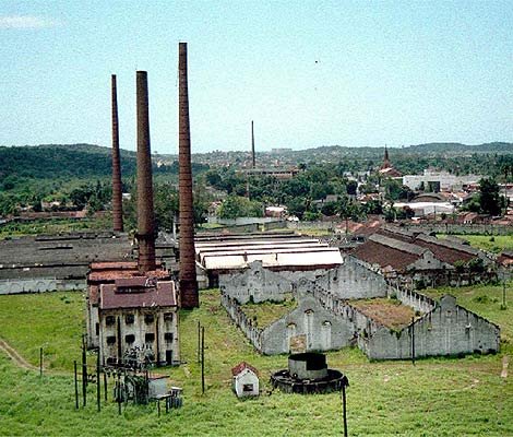 Antiga Fábrica Aurora, em ruínas, Paulista,PE
