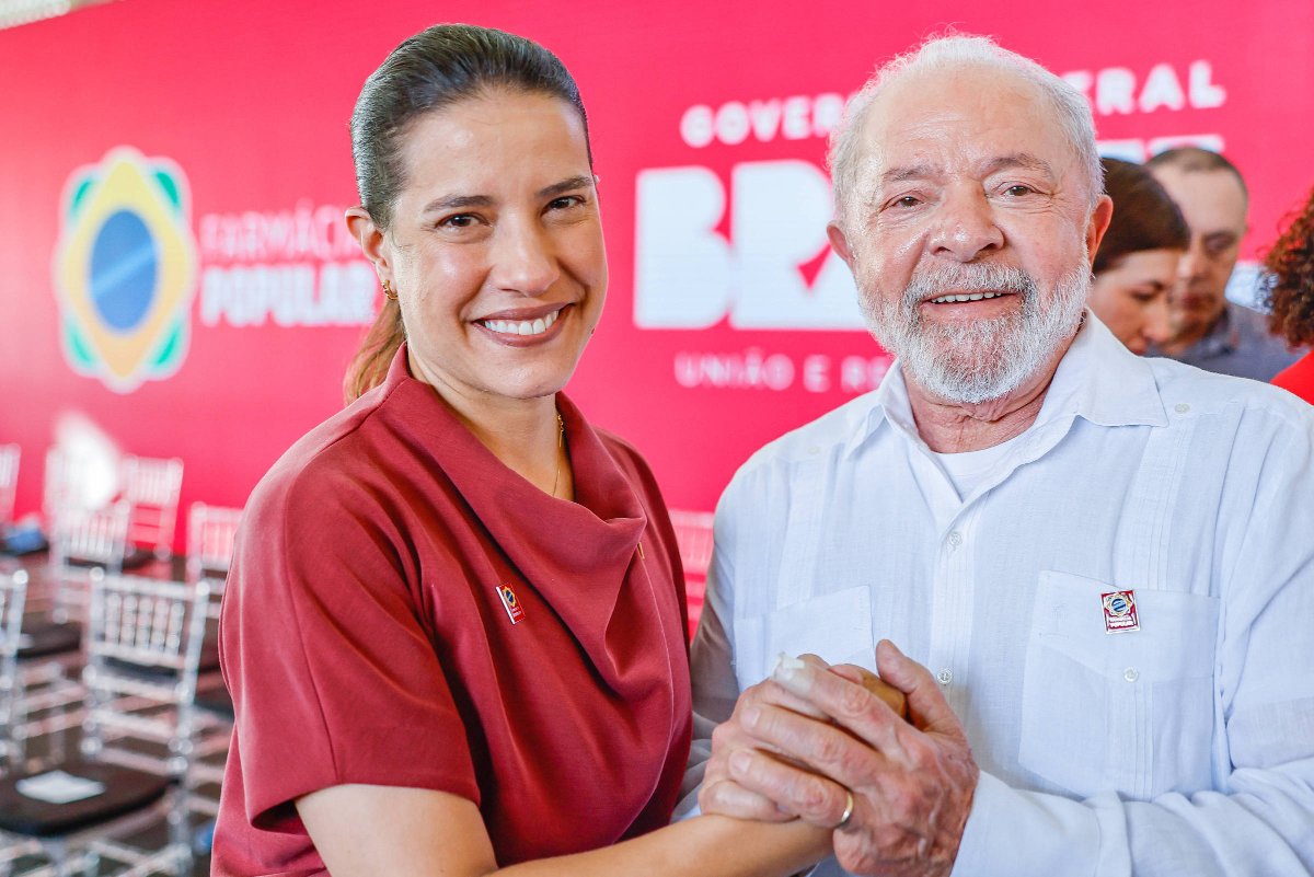 Governadora Raquel Lyra e o presidente Lula