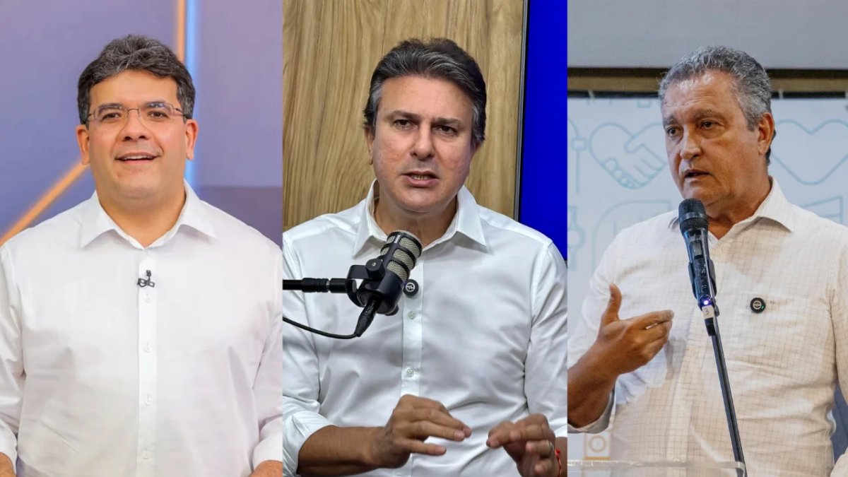 Camilo Santana, Rafael Fonteles e Rui Costa