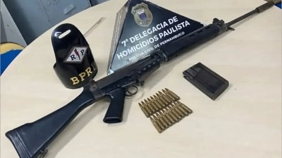 Fuzil do Exército é encontrado no Pina